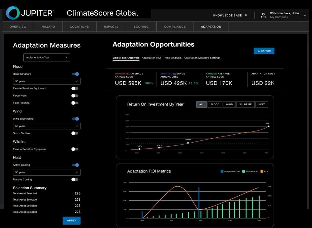 Jupiter Intelligence Launches New Solutions Enabling Banks, Investors to Quantify Climate Risk